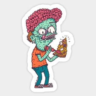 Brian the Zombie Sticker